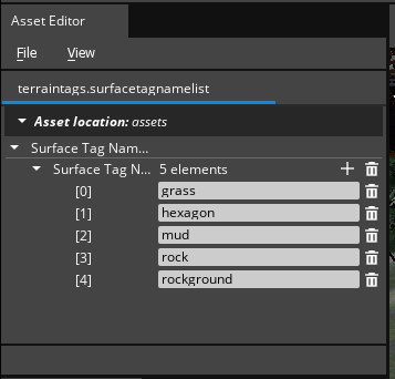 Surface tags