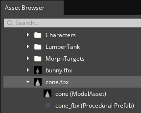 Asset Browser