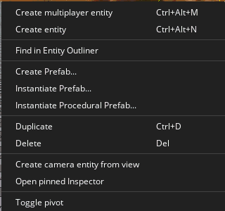 Procedural Prefab Context Menu