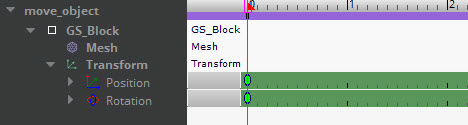 Create animation keys in the timeline for a sequence.